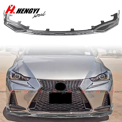 For Lexus IS-Series F-Sport 2017-2020 Carbon Fiber Pattern Front Lip Splitter • $76.99