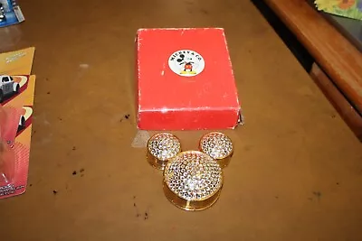 Mickey & Co. Trinket Box By Napier - In Original Box Mickey Ears • $9.99