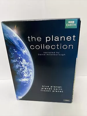 The Planet Collection (Blue Planet/Planet Earth/Frozen Planet) DVD Attenborough • £9.99