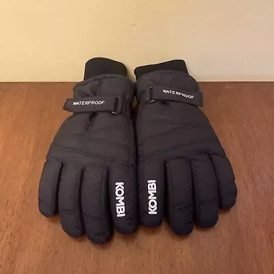 Vintage Kombi Winter Ski Gloves - Women’s M - Black - 3M Thinsulate Waterproof • $25.64