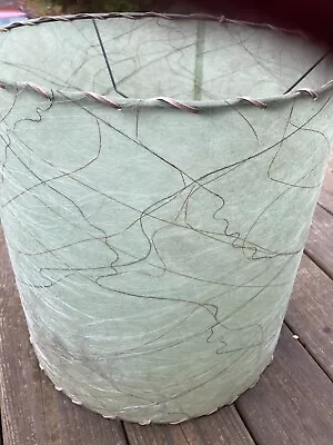 Vtg Fiberglass Lamp Shade  Color Just A Hint Of Green 15  Tall • $25