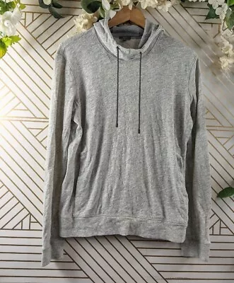 VINCE Men's Cotton Cowl Neck Hoodie Pullover Kangaroo Pockets Size Small • $35