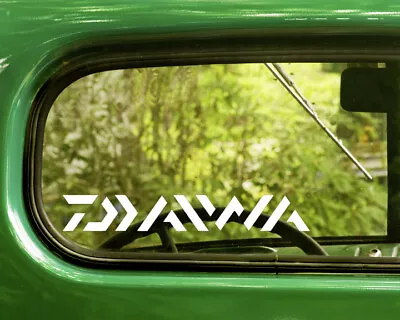 2 DAIWA RODS AND REELS DECALs Sticker Bogo For Car Window Bumper Laptop Truck Rv • $5.95