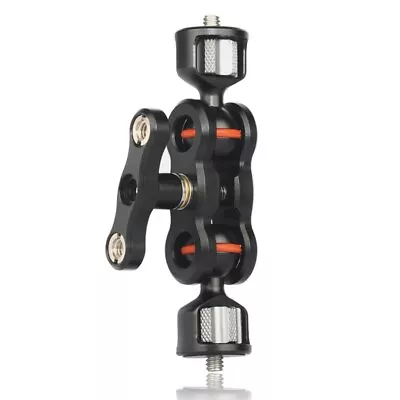 360 Degree Articulating Magic Arm W/ Double Ballheads 1/4  Screw Monitor Mount • $18.79