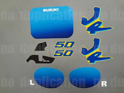 Suzuki JR50 Stickers Mini Bike Decals 9pc Graphics Pitbike JR 50 • $59.99