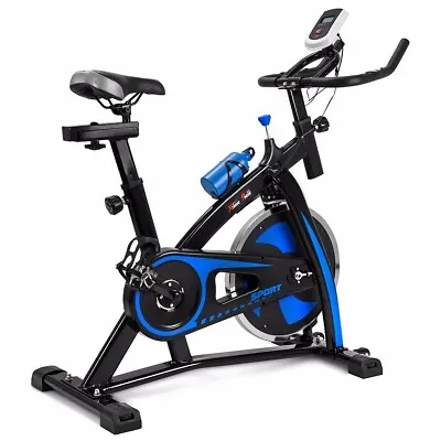 Exercise Bike Cycling Bike Stationary Bike Heavy Duty 22 LBS Flywheel LCD Blue • $169.95