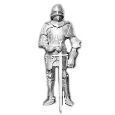 Dolls House Knight In Medieval Armour Kit Miniature 1:12 Accessory • $89.60