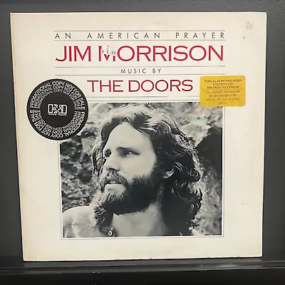 Jim Morrison & The Doors ‎– 'An American Prayer' LP 1978 USA Promo Elektra VG+ X • $45