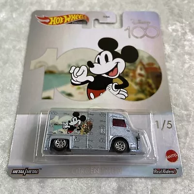 2023 Hot Wheels Premium Disney 100 Mickey Mouse Citroen Type H Metal Diecast 1/5 • $8.99