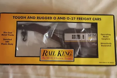 MTH Railking MTH-1999 RK Operating Crane Car #30-7928 SEE DESCRIPTION • $32