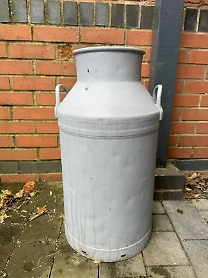 Large Aluminium Milk Churn Garden Plant Vintage Retro • £35