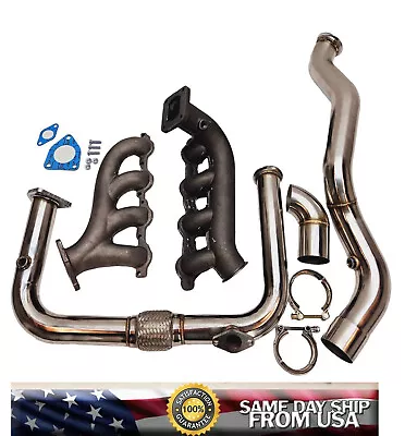 T4 Turbo Hotparts Crossover Exhaust Kit Vortec 4.8 5.3 6.0 LSX Silverado Sierra • $577.84