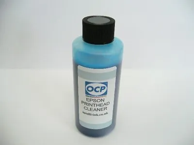 GENUINE OCP PRINTHEAD CARTRIDGE CLEANING SOLUTION FLUID INK (NOT Original Epson) • £9.98