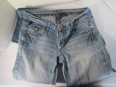 Vanity Jeans Women's 29x33 Blue Light Wash Flare Jeans • $10.50