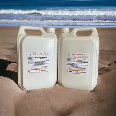 Organic Liquid Seaweed Fertiliser Extract Plant Feed Food FREE POST 5L 10L 25L • £23.99