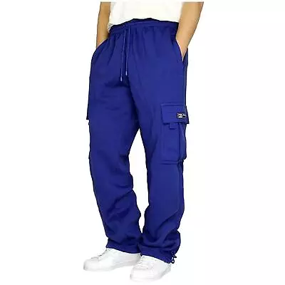 Men's Pants Cargo Sweatpants Pro Club Trousers Tracksuit Bottoms Jogging Sports • $22.99