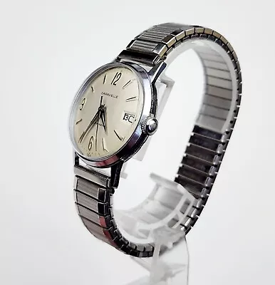 $155.55 • Buy Men's Vintage 1973 AUTOMATIC Watch CARAVELLE. Midsize