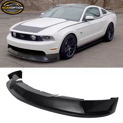 Fits 10-12 Ford Mustang GT ST Style Front Bumper Lip Spoiler Splitter PU • $175.99