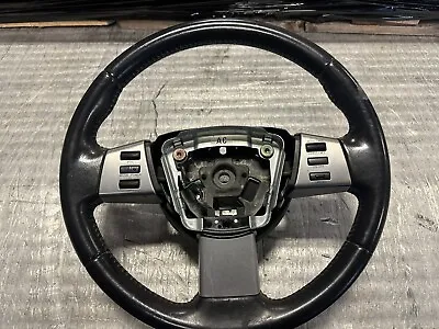 2003-2007 Nissan Murano Black Leather Wrapped Wheel Silver Trim • $39.99