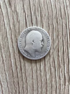 1907 King Edward VII .925 Silver Sixpence  • £25