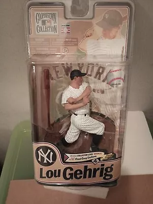 McFarlane Cooperstown Collection Series 8 LOU GEHRIG White Pinstripe  Brand New • $34