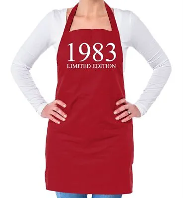 Limited Edition 1983 - Unisex Adult Apron - Birthday Present 41st 41 Gift Age • £15.95