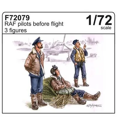 1:72 RAF Pilots Before Flight (3 Fig.) F72079 CMK Kits • £11.65