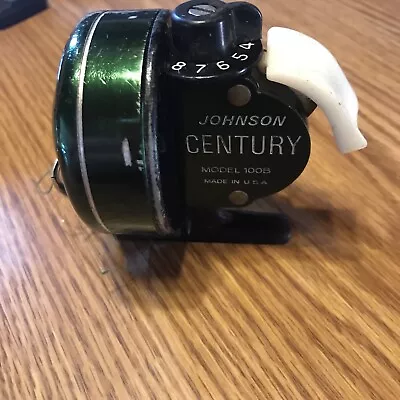 $12 • Buy Vintage JOHNSON CENTURY Model 100B Spin Casting Reel Made In USA 