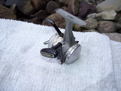 Zebco UL4 Classic Fishing Reel Trigger Spinning Made In USA Vintage Good Working • $20