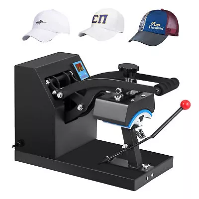 Heat Press Machine For Hats 110V Multi-Function Heat Sublimation Press Daily Use • $151.91