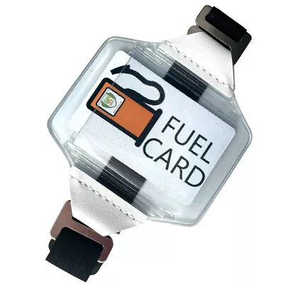 Visor Fuel Card Holder With Elastic Strap - Great For Fleets By Specialist ID • $9.99