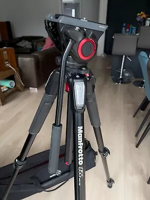 NEW Manfrotto 055 Video Tripod & Ball Head Set (free Satchler Bag) • £102