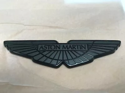 Aston Martin Bonnet/Boot Badge In Black Chrome - DB11 & DBS Superleggera • $527.48