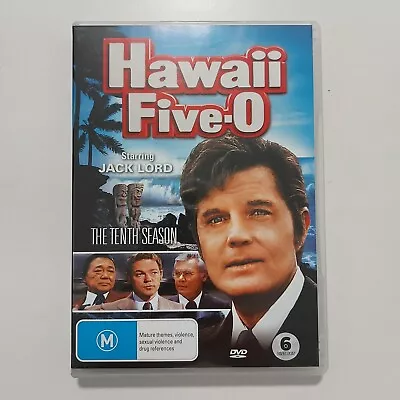 HAWAII FIVE-O Season 10 DVD Region 4 (1977-78 6 Disc Set) Jack Lord • $41