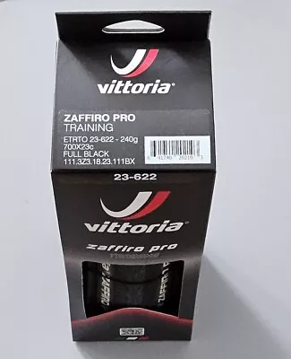 Vittoria Zaffiro Pro Folding 700 X 23c Road Bike Cycle Tire - Black NEW • $12