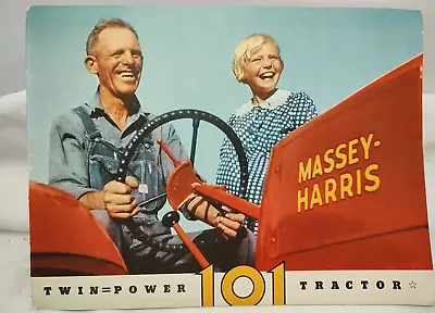 1939 Massey Harris 101 Tractor Sales Catalog • $9.99