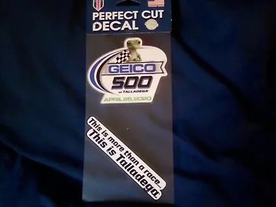 $5 • Buy 2020 Talladega Superspeedway  Geico 500  Perfect Cut Decal 2 Pack