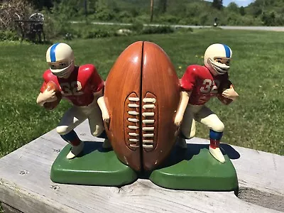 Vintage Football Player Bookends Ceramic 1977 Sears Roebuck Made In Japan #32 • $26.24