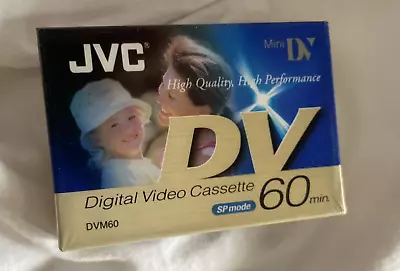 Sealed JVC DVC Digital Video Cassette Tapes Mini DV DVM60 SEALED • $10