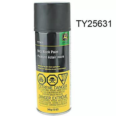 John Deere Original Equipment Black Paint #TY25631 • $24.84