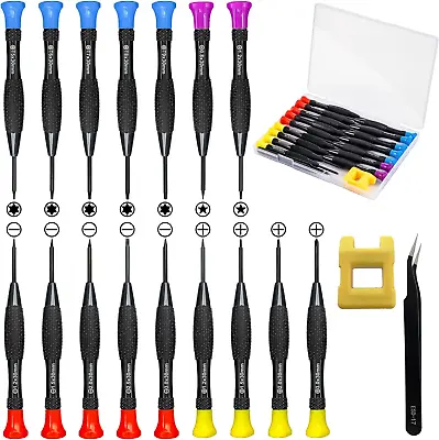 18PCS Mini Precision Screwdriver Set With CaseMagnetic Small Flathead Phillips  • $11.99