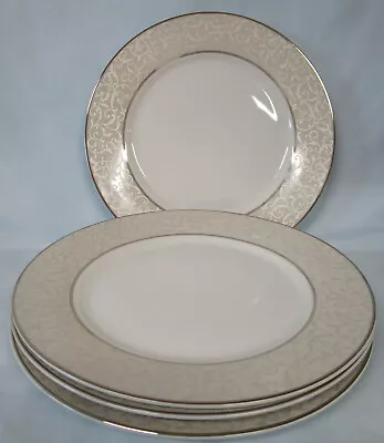 Mikasa Parchment L3438 Dinner Plate 10 3/4  Set Of 4 • $28.69