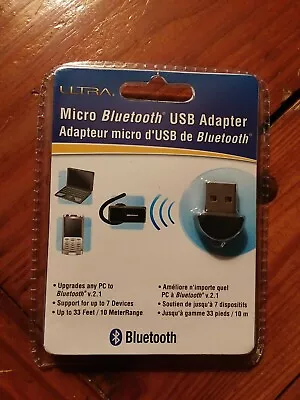 ULTRA  Bluetooth V2.1 USB Micro Adapter #U12-40837 • $9.99