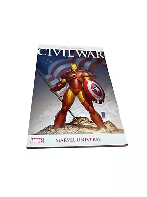 CIVIL WAR Marvel Universe TPB Marvel Graphic Novel 2007 Bendis  • $5