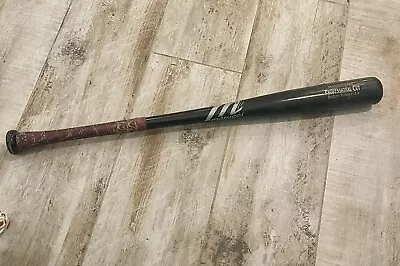 Marucci Professional Cut Wood Bat - 32” 29oz Black -Red Design Skin Grip-VGUC FS • $69.95