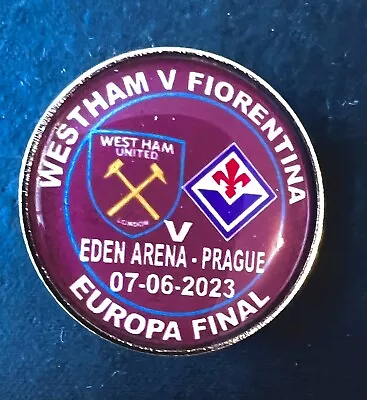 £3 • Buy West Ham United V Fiorentina Pins Badge