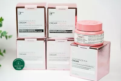 Set Of 5 IT Cosmetics Confidence In A Cream Rosy Tone Moisturizer 60ml X 5 NIB • $129