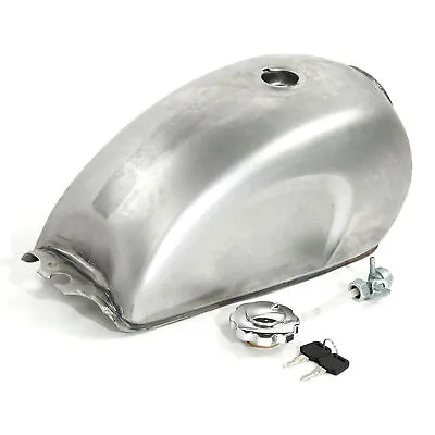 Universal 9L / 2.4 Gallon Gas Fuel Tank Fit For Honda CB500 600 Cafe Racer • $95.10