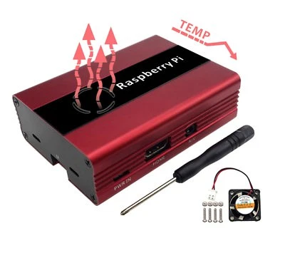 $23.56 • Buy High Quality Aluminum Raspberry Pi Case Kit With Fan For Raspberry Pi 3B+/3/2B