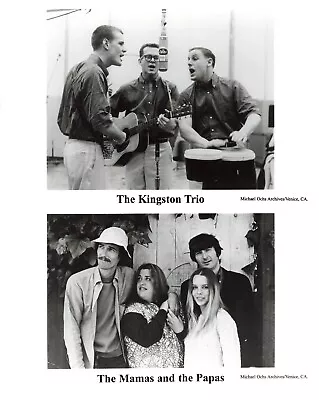 The Kingston Trio Press Photos The Mamas And The Papas 8x10  *P49b • $10.20